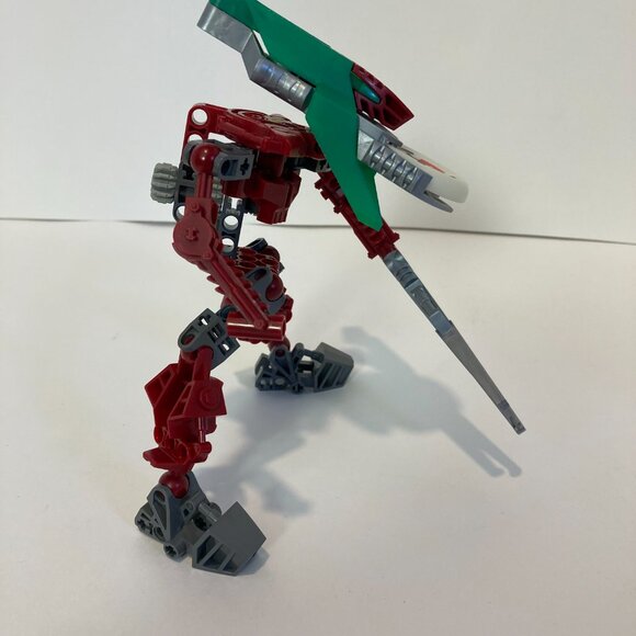 LEGO Bionicle Vahki 8614 Nuurakhu Red Figure With Disc and Manual - Picture 6 of 9